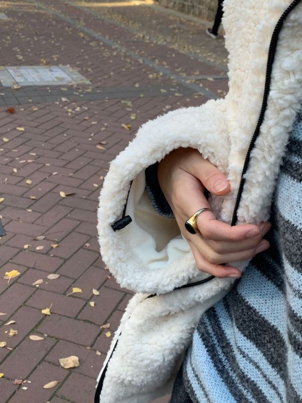 暖霧立領泰迪外套(2色) 