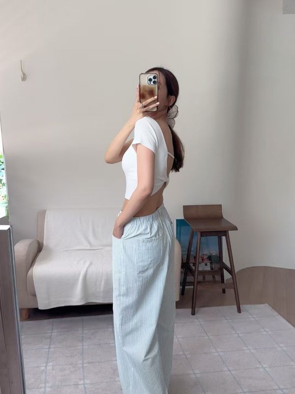 美背小性感彈力bra tee(3色) 