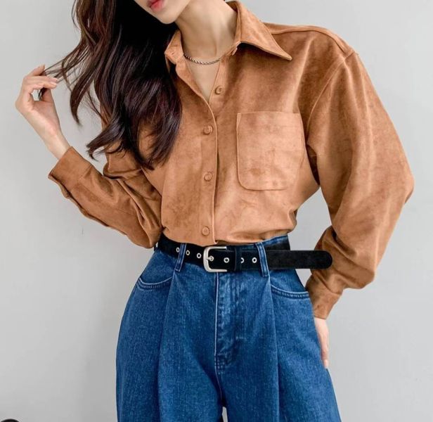 適合秋冬的麂皮皮帶(4色) 