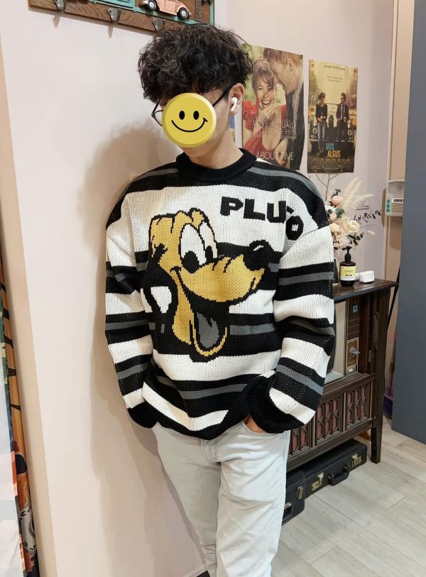 布魯托厚磅條紋針織(男女同款) 