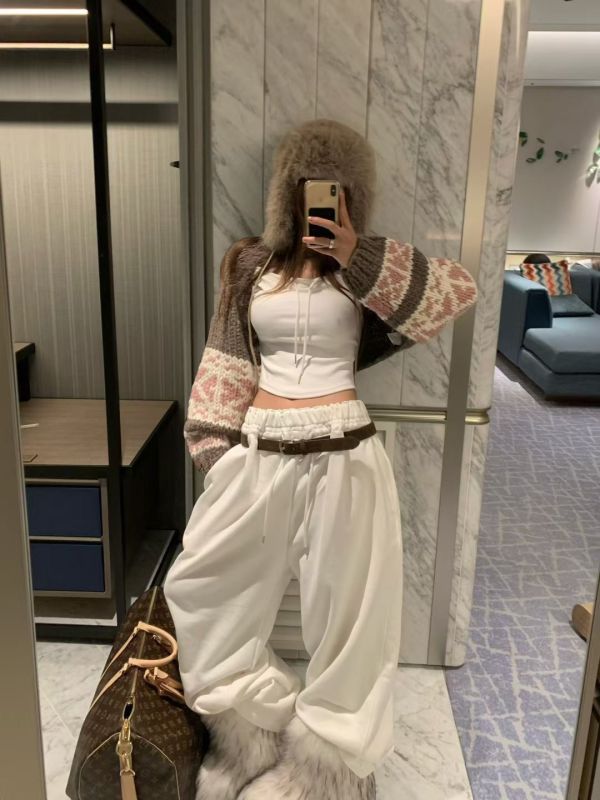 2面穿手工北歐針織羊毛衣(2色) 