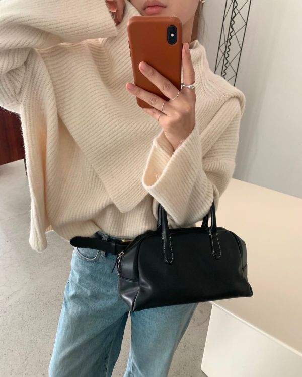 雙層溫柔感針織毛衣+披肩set(3色) 