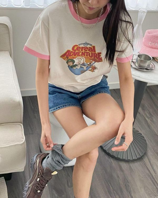 俏皮復古配色tee(4色) 