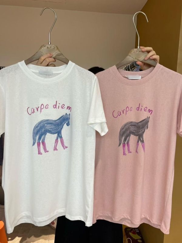 可愛又舒服雨鞋小馬tee(5色) 