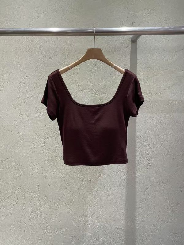 美背小性感彈力bra tee(3色) 