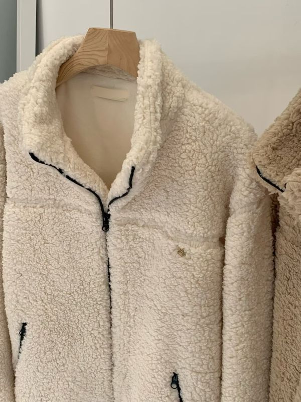 暖霧立領泰迪外套(2色) 