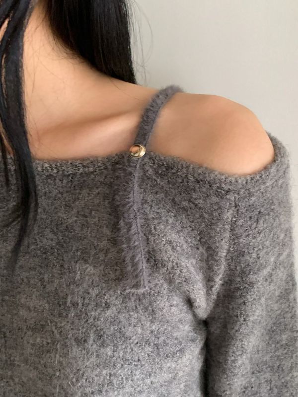 單穿就很有女人味-微短版毛絨上衣(4色) 