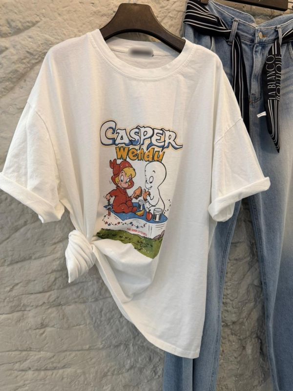 舒適又很有設計感-水洗tee(2色) 