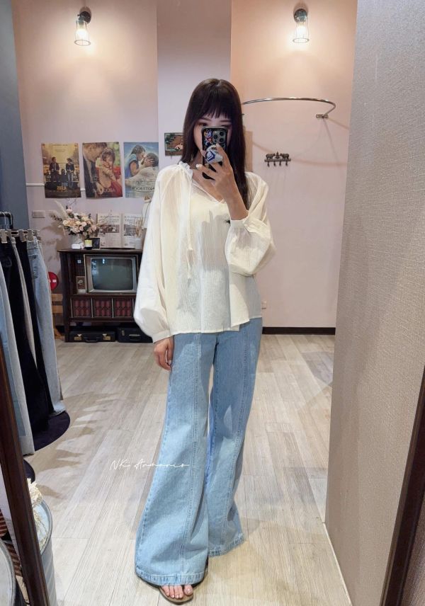 仙氣飄飄-柔美上衣(2色) 