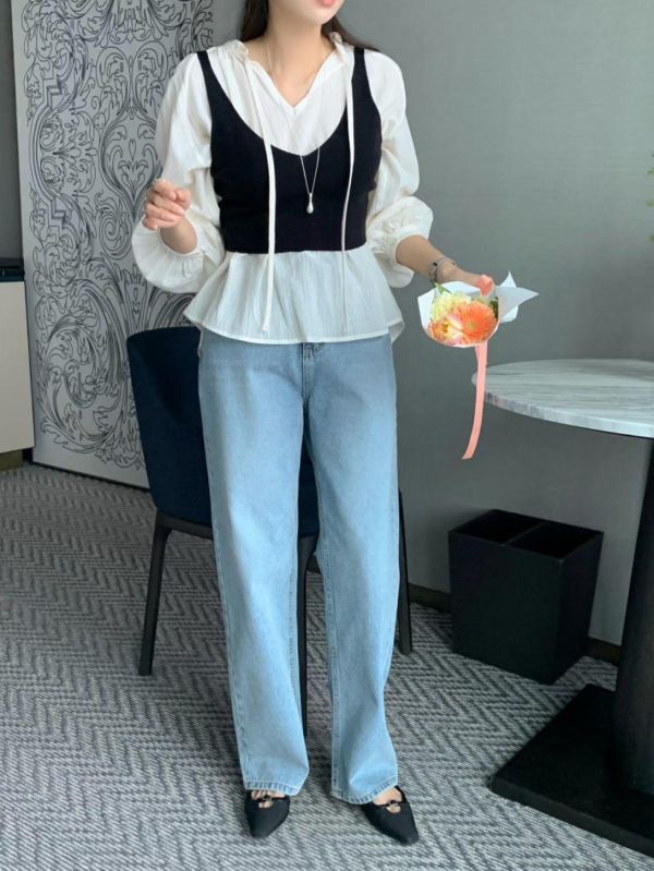 層次穿搭必備款-針織背心(2色) 