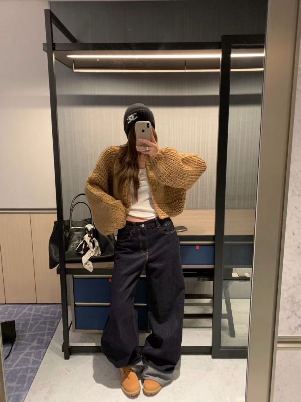 超爆好看手工羊毛針織外套(5色) 