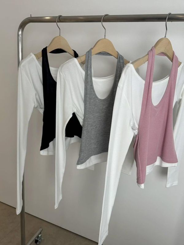 不是太刻意的小性感-繞脖上衣() 