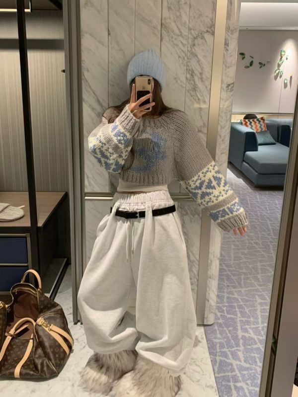 2面穿手工北歐針織羊毛衣(2色) 