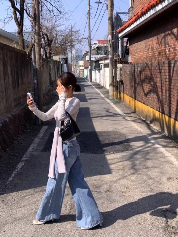 嬌小女生可以完美駕馭的落地褲 