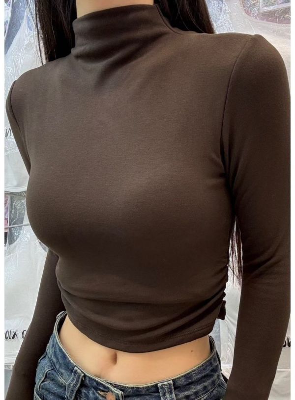 小性感內磨毛胸墊tee(5色) 