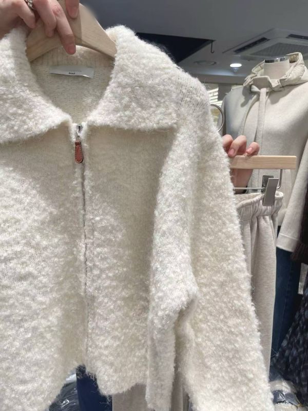 溫柔毛絨感立領上衣外套(3色) 