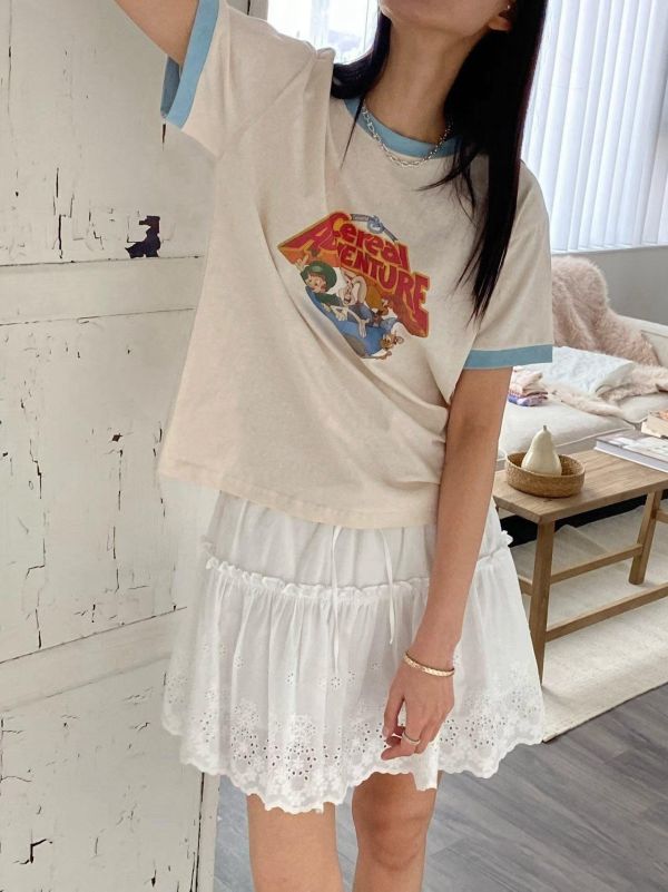 俏皮復古配色tee(4色) 