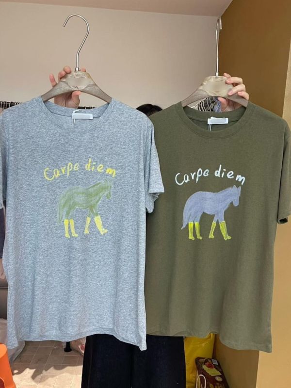 可愛又舒服雨鞋小馬tee(5色) 