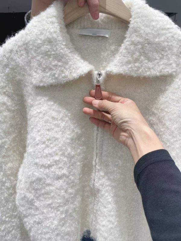 溫柔毛絨感立領上衣外套(3色) 