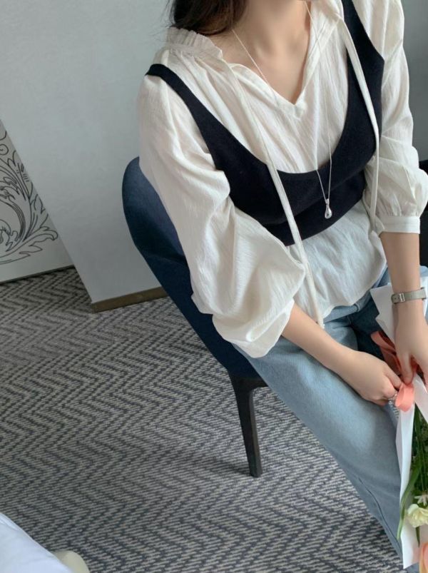 層次穿搭必備款-針織背心(2色) 