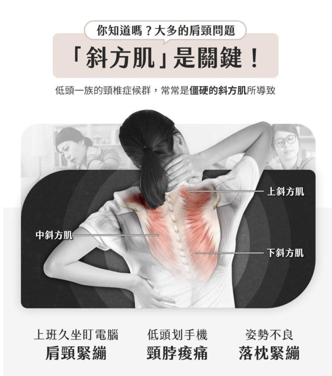 斜方肌位置示意圖