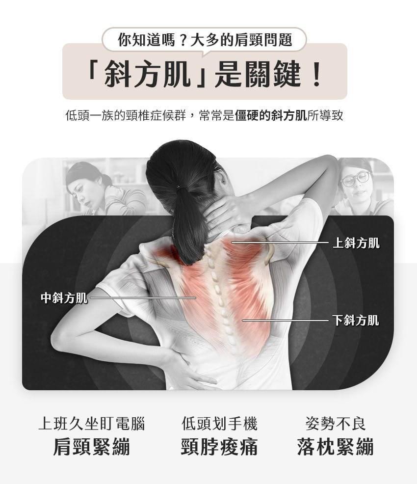 斜方肌位置示意圖