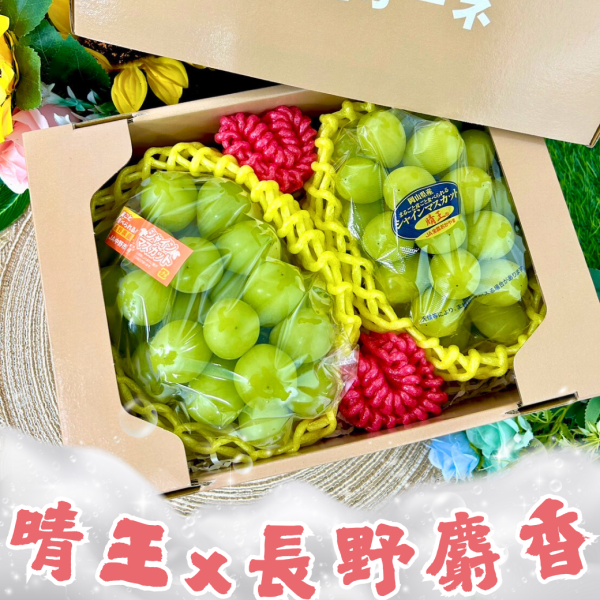 <精緻禮盒>晴王麝香+長野麝香雙拼 