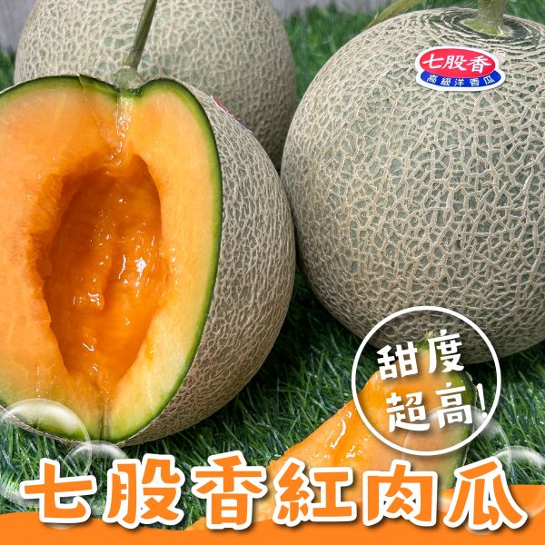 七股香紅肉哈密瓜 