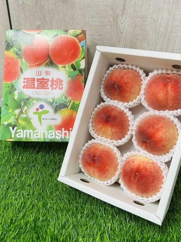 <少量零購>日本山梨溫室白鳳桃 