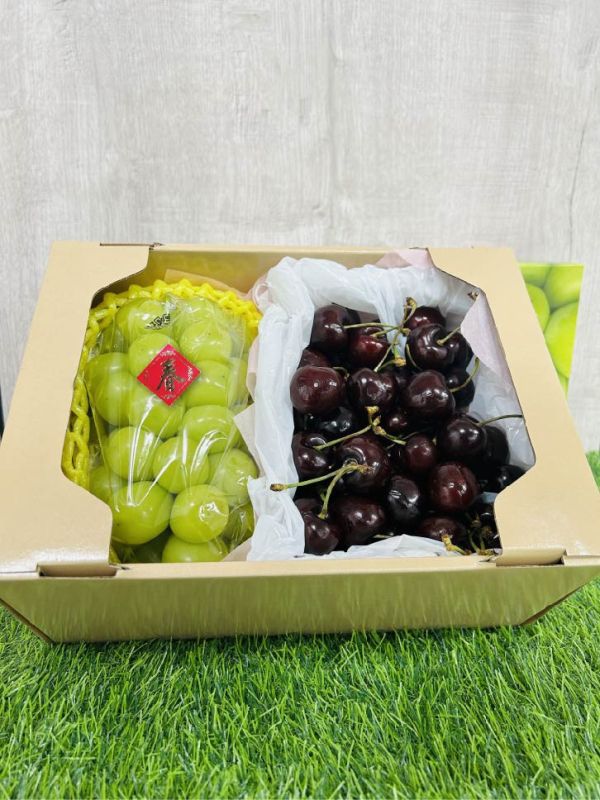 <年節禮盒>S017韓國麝香櫻桃禮盒 