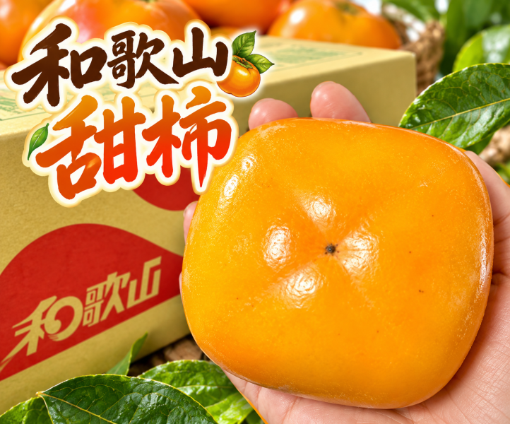 和歌山【たねなし】甜柿 