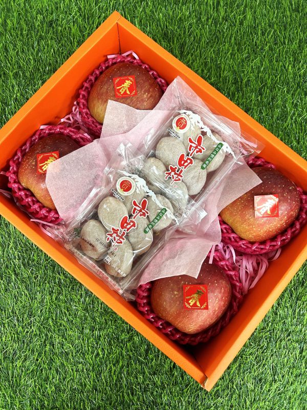 <年節禮盒>S049市田柿蘋果禮 