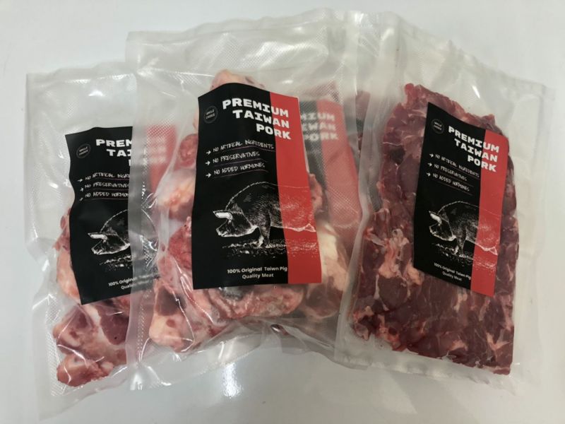 溫體黑毛豬~肉片-薄切(前腿) 約600克±10% 