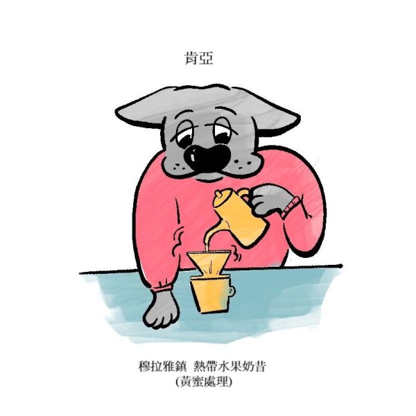 肯亞  熱帶水果奶昔 穆拉雅鎮 (黃蜜處理) 肯亞  熱帶水果奶昔 穆拉雅鎮 (黃蜜處理)