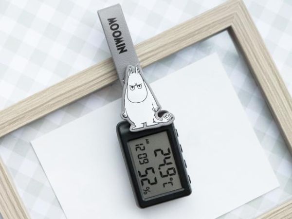 MOOMIN 多功能溫濕度小掛錶 