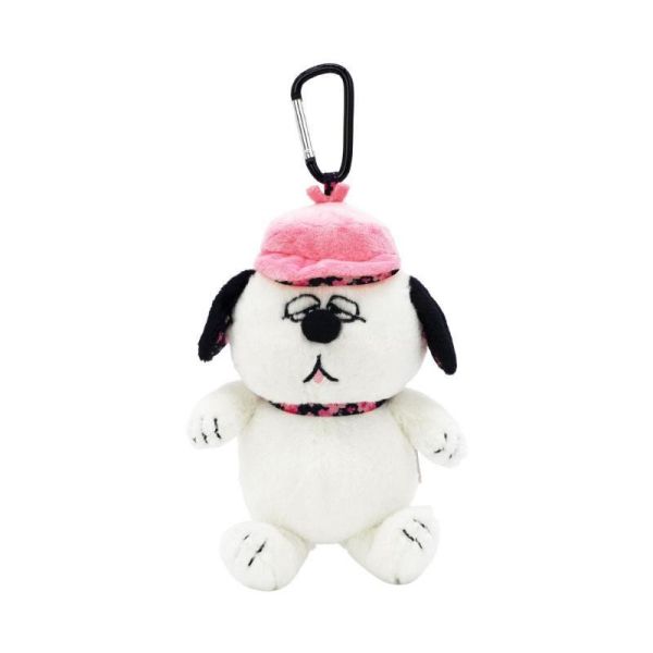 nakajima 歐拉夫櫻花耳毛絨玩偶登山口吊飾環保袋 