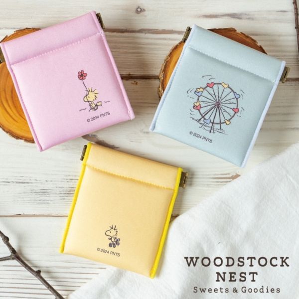 Woodstock Nest 限定 糊塗塌客彈簧迷你收納袋 