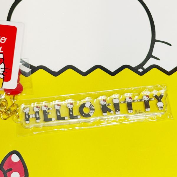 Hello Kitty X 東京國立博物館 特展壓克力字母吊飾 