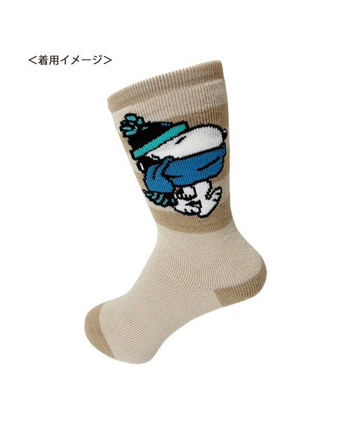 SNOOPY 溫暖絨毛居家襪 