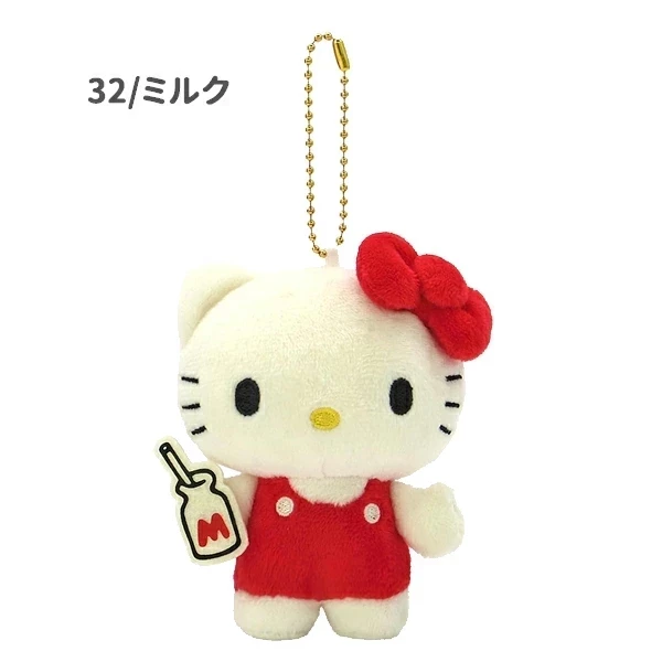 Hello Kitty 復古毛絨玩偶吊飾 