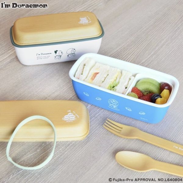 Flowering X I'm Doraemon 便當盒/保鮮盒 