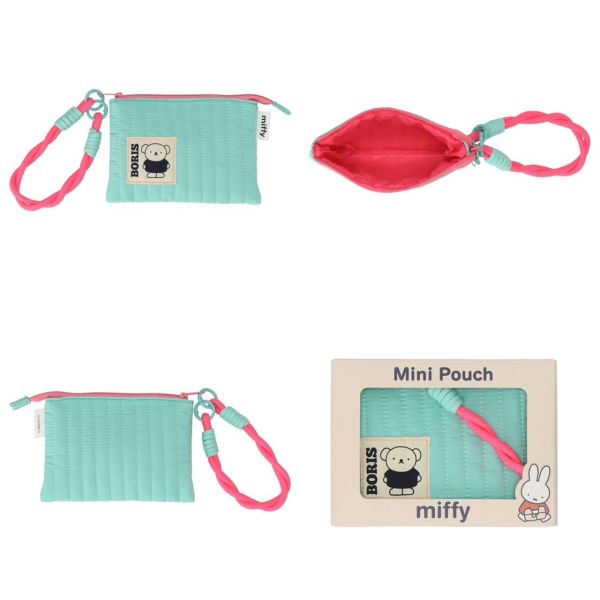 Miffy × BORIS 絎縫手繩收納包 