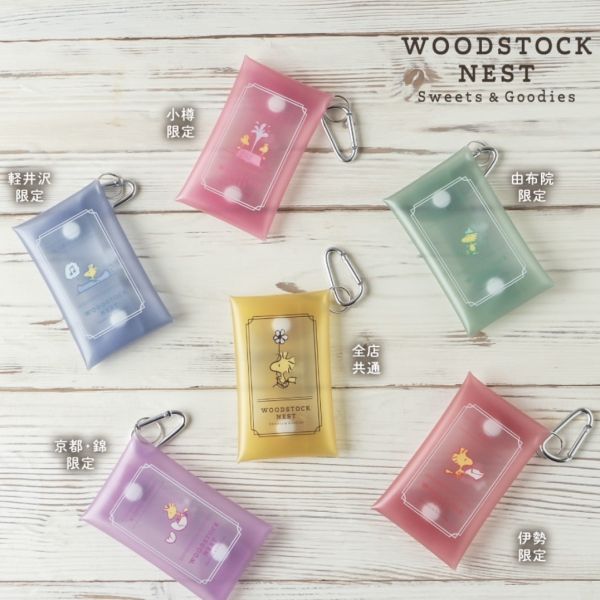 WOODSTOCK NEST限定 登山扣透明感小物收納包 