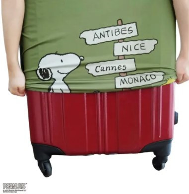 Vanguard史努比登山雙面行李箱保護套 