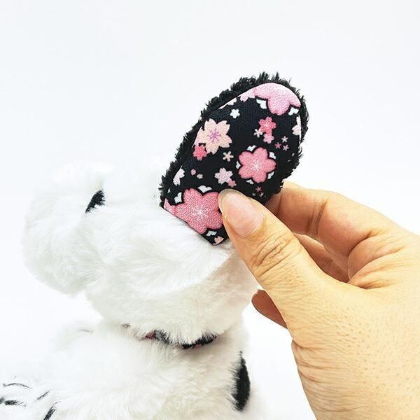 nakajima 史努比櫻花耳毛絨沙包玩偶/吊飾 