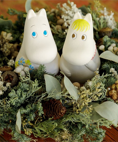 MOOMIN 博多人形公仔 嚕嚕米/可兒 (附木盒) 