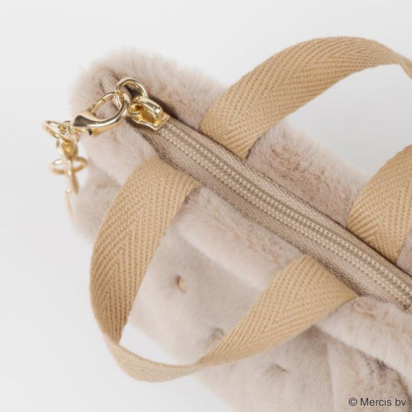 fab 米菲/boris毛絨手提袋造型零錢包吊飾 