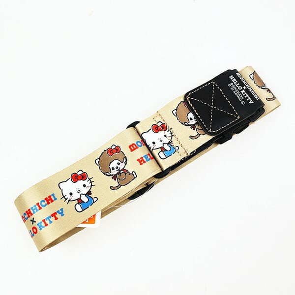 Monchhichi × Hello Kitty 聯名行李束帶 