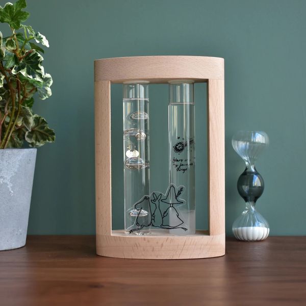 Moomin 80週年紀念 兩用溫度計天氣瓶 