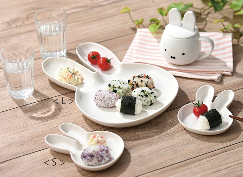 Miffy X 金正陶器 米菲臉型陶瓷碟(S) 